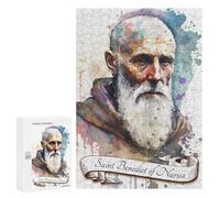 Rompecabezas para Adultos 300 PCS Rompecabezas Saint Benedict Benedictine Rompecabezas para Adultos Juguete Decoración De Pared Aliviador del Estrés Difícil Y Desafiante 300 PCS