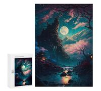 Rompecabezas para Adultos 300 PCS Rompecabezas Small Palace The River Rompecabezas para Adultos Juguete Decoración De Pared Aliviador del Estrés Difícil Y Desafiante 300 PCS