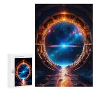 Rompecabezas para Adultos 300 PCS Rompecabezas Strange Portal Rompecabezas para Adultos Juguete Decoración De Pared Aliviador del Estrés Difícil Y Desafiante 300 PCS