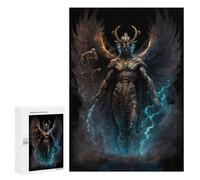 Rompecabezas para Adultos 300 PCS Rompecabezas Tanatos The God of Death Rompecabezas para Adultos Juego De Ingenio Análisis Y Lógica Interacción Entre Padres E Hijos 300 PCS