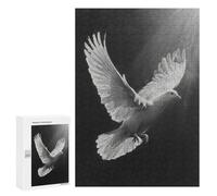 Rompecabezas para Adultos 300 PCS Rompecabezas White Dove Rompecabezas para Adultos Juguete Decoración De Pared Aliviador del Estrés Difícil Y Desafiante 300 PCS