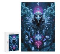 Rompecabezas para Adultos 300 PCS Sapphire Raven Stonimal Rompecabezas para Adultos Juegos Relajantes Difícil Regalos para Amigos Y Familiares 300 PCS