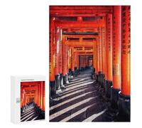 Rompecabezas para Adultos 300 PCS Shrine In Kyoto Rompecabezas para Adolescentes Juego De Ingenio Análisis Y Lógica 300 PCS