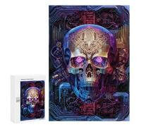 Rompecabezas para Adultos 300 PCS Skull Machine Neu Rompecabezas Juegos Relajantes Análisis Y Lógica Cumpleaños Y Navidad 300 PCS
