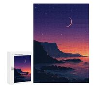 Rompecabezas para Adultos 300 PCS SoCal Coast Lofi Pixel Art Rompecabezas para Adultos Juguetes Antiestrés Análisis Y Lógica Regalo De Cumpleaños, Regalos, 300 PCS