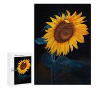 Rompecabezas para Adultos 300 PCS Sunflower Portrait Rompecabezas para Adultos Juegos Familiares Decoración del Hogar Regalos para Amigos Y Familiares 300 PCS