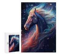 Rompecabezas para Adultos 300 PCS The Horse In The Stars Rompecabezas para Adultos Juegos Relajantes Difícil Regalos para Amigos Y Familiares 300 PCS