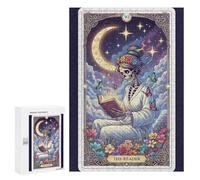 Rompecabezas para Adultos 300 PCS The Reader Tarot Card Illustration Rompecabezas para Adultos Juego Práctico Mejora La Memoria Regalos para Amigos Y Familiares 300 PCS