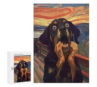 Rompecabezas para Adultos 300 PCS The Scream of Dog Rompecabezas para Adultos Juegos Relajantes Mejora La Memoria Cumpleaños Y Navidad 300 PCS