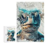 Rompecabezas para Adultos 300 PCS The Turtles World Rompecabezas para Adolescentes Juego De Ingenio Análisis Y Lógica 300 PCS