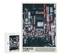Rompecabezas para Adultos 300 PCS Tokyo Japan Rompecabezas para Adultos Juegos Familiares Corte De Precisión Cumpleaños Y Navidad 300 PCS