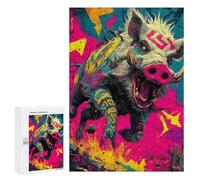 Rompecabezas para Adultos 300 PCS Warpaint Fury - The Spirit of The Wild Reckoning Rompecabezas Juegos Relajantes Análisis Y Lógica Cumpleaños Y Navidad 300 PCS