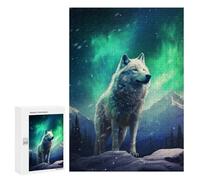 Rompecabezas para Adultos 300 PCS White Wolf Rompecabezas para Adolescentes Juego De Ingenio Análisis Y Lógica 300 PCS