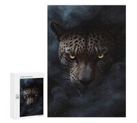 Rompecabezas para Adultos 300 PCS Wild Jaguar Halloween Rompecabezas para Adultos Juegos Familiares Regalo De Cumpleaños Regalos De Cumpleaños 300 PCS