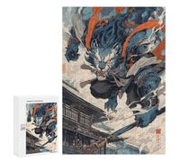 Rompecabezas para Adultos 300 PCS Wind Lion God Rompecabezas para Adultos Juegos Familiares Decoración del Hogar Regalos para Amigos Y Familiares 300 PCS