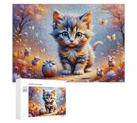Rompecabezas para adultos, 300 piezas, aventura mágica en el bosque con lindas criaturas para adolescentes, rompecabezas para adolescentes, decoración del hogar, cumpleaños único y regalos, 300 piezas
