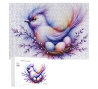 Rompecabezas para adultos, 300 piezas, colorido rompecabezas de nido de pájaro de fantasía para adultos, juego de acertijo cerebral, decoración de pared, regalo de cumpleaños, regalos, 300 piezas