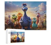 Rompecabezas para adultos, 300 piezas de personajes de película de dinosaurios, rompecabezas para adultos, desafío difícil, ideal como regalo, 300 piezas