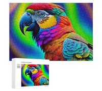 Rompecabezas para adultos, 300 piezas, impresión artística de loros coloridos, 3 rompecabezas para adolescentes, decoración del hogar, cumpleaños único y regalos, 300 piezas