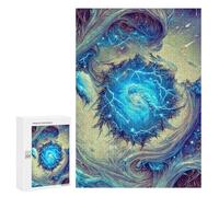 Rompecabezas para adultos, 300 piezas, rompecabezas eléctricos de baile cósmico para adultos, juguetes antiestrés, ensamblaje de patrones, actividades divertidas para el hogar, 300 piezas