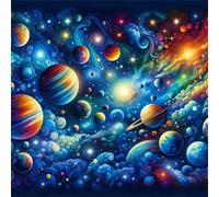 Rompecabezas para Adultos 300 Piezas Universo Colorido Puzzle Adultos,Entretenimiento Creativo Diversión,Decoración Familiar,Regalo para la Relajación