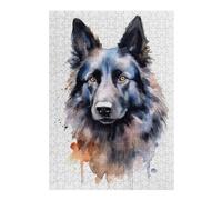 Rompecabezas para Adultos 38x26cm/1000pcs Belgian Sheepdog Rompecabezas para Adultos Juegos Relajantes Difícil Difícil Actividades Divertidas En Casa 38x26cm/1000pcs