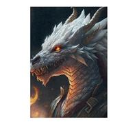 Rompecabezas para Adultos 38x26cm/1000pcs Dragon'S Fiery Gaze -2 Rompecabezas para Adultos Juegos Relajantes Ensamblaje De Patrones Cumpleaños 38x26cm/1000pcs