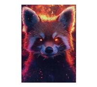 Rompecabezas para Adultos 38x26cm/1000pcs Fiery Red Panda Rompecabezas para Adultos Juegos Relajantes Regalos para Mujeres Actividades Divertidas En Casa 38x26cm/1000pcs
