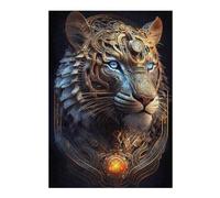 Rompecabezas para Adultos 38x26cm/1000pcs Mystical Cosmic Tiger Rompecabezas Juegos Relajantes Que Mejoran La Memoria Regalos De Cumpleaños Y Únicos 38x26cm/1000pcs