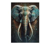 Rompecabezas para Adultos 38x26cm/1000pcs Mystical Elephant Rompecabezas para Adultos Juego Familiar Mejora La Memoria Regalos para Amigos Y Familiares 38x26cm/1000pcs