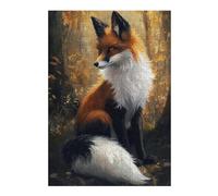 Rompecabezas para Adultos 38x26cm/1000pcsS Autumn Fox in Forest-4 Rompecabezas Juego De Ingenio Regalos para Mujeres Cumpleaños Y Navidad 38x26cm/1000pcsS