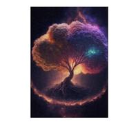 Rompecabezas para Adultos 38x26cm/1000pcsS Colorful Tree of Life Art Print Rompecabezas para Adultos Juguetes DIY Decoración De Pared Cumpleaños Y Navidad 38x26cm/1000pcsS