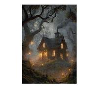 Rompecabezas para Adultos 38x26cm/1000pcsS Enchanted Forest Cottage Rompecabezas para Adultos Juego De Ingenio Regalo De Cumpleaños Cumpleaños Y Navidad 38x26cm/1000pcsS