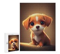 Rompecabezas para Adultos 500 PCS Adorable Puppy Portrait Rompecabezas para Adultos Juegos Familiares Corte De Precisión Cumpleaños Y Navidad 500 PCS