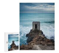 Rompecabezas para Adultos 500 PCS An Old Fort Near Sea Rompecabezas para Adultos Juguetes Antiestrés Mejora La Memoria Regalos De Cumpleaños Y Únicos 500 PCS