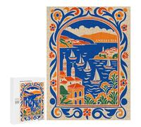 Rompecabezas para Adultos 500 PCS Andalusia Travel Poster Art Deco Style Rompecabezas para Adultos Análisis Y Lógica Entrena Tu Cerebro Y Tus Manos Juguete Juego Intelectual 500 PCS