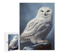 Rompecabezas para Adultos 500 PCS Arctic Snowy Owl Rompecabezas para Adultos Juegos Familiares Regalo De Cumpleaños Regalos De Cumpleaños 500 PCS
