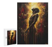 Rompecabezas para Adultos 500 PCS Ascension of The Soul Contemporary Expressionist Artwork Rompecabezas para Adultos Juegos Divertidos Decoración Desafiante De Completar 500 PCS