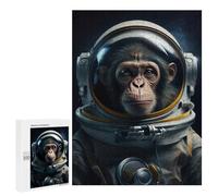 Rompecabezas para Adultos 500 PCS Astronaut Space Monkey Rompecabezas para Adultos Juegos Familiares Decoración del Hogar Regalos para Amigos Y Familiares 500 PCS