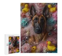 Rompecabezas para Adultos 500 PCS Belgian Malinois Dog Rompecabezas para Adultos Juegos Familiares Regalo De Cumpleaños Regalos De Cumpleaños 500 PCS