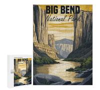 Rompecabezas para Adultos 500 PCS Big Bend National Park Rompecabezas para Adultos Juegos Relajantes Difícil Regalos para Amigos Y Familiares 500 PCS