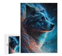 Rompecabezas para Adultos 500 PCS Border Collie Dog Rompecabezas para Adultos Juegos Relajantes Mejora La Memoria Difícil Y Desafiante 500 PCS