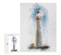 Rompecabezas para Adultos 500 PCS Cape Nelson Lighthouse Rompecabezas para Adultos Juegos Relajantes Mejora La Memoria Cumpleaños Y Navidad 500 PCS