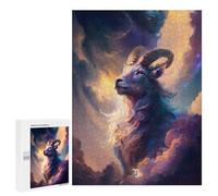 Rompecabezas para Adultos 500 PCS Capricorn Celestial Guardian Rompecabezas para Adolescentes Juegos Relajantes Regalos para Mujeres Cumpleaños Y Navidad 500 PCS