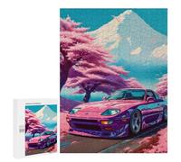 Rompecabezas para Adultos 500 PCS Classic Cars The Nature Rompecabezas para Adultos Juegos Relajantes Mejora La Memoria Cumpleaños Y Navidad 500 PCS