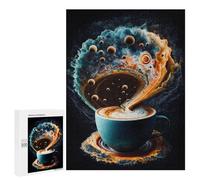 Rompecabezas para Adultos 500 PCS Coffee Planet Rompecabezas para Adolescentes Juegos Relajantes Regalos para Mujeres Cumpleaños Y Navidad 500 PCS