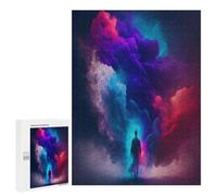 Rompecabezas para Adultos 500 PCS Colorful Clouds A Mystical Journey -1 Rompecabezas para Adultos Juegos Familiares Corte De Precisión Cumpleaños Y Navidad 500 PCS