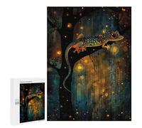 Rompecabezas para Adultos 500 PCS Colourful Gecko Rompecabezas para Adultos Juegos Relajantes Mejora La Memoria Difícil Y Desafiante 500 PCS