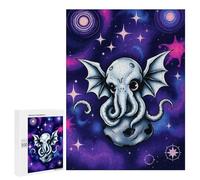 Rompecabezas para Adultos 500 PCS Cthulhu Space Creature Rompecabezas para Adultos Juegos Relajantes Mejora La Memoria Cumpleaños Y Navidad 500 PCS