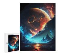 Rompecabezas para Adultos 500 PCS Dark Matter Planetary Rompecabezas para Adultos Juegos Familiares Corte De Precisión Cumpleaños Y Navidad 500 PCS